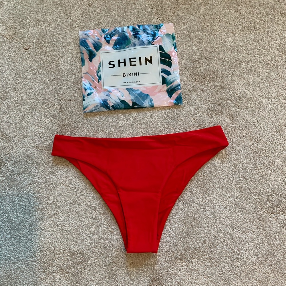 Shein Red Bikini Bottom - Picture 2 of 3